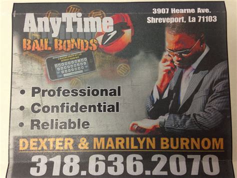 anytime bail bonds shreveport.